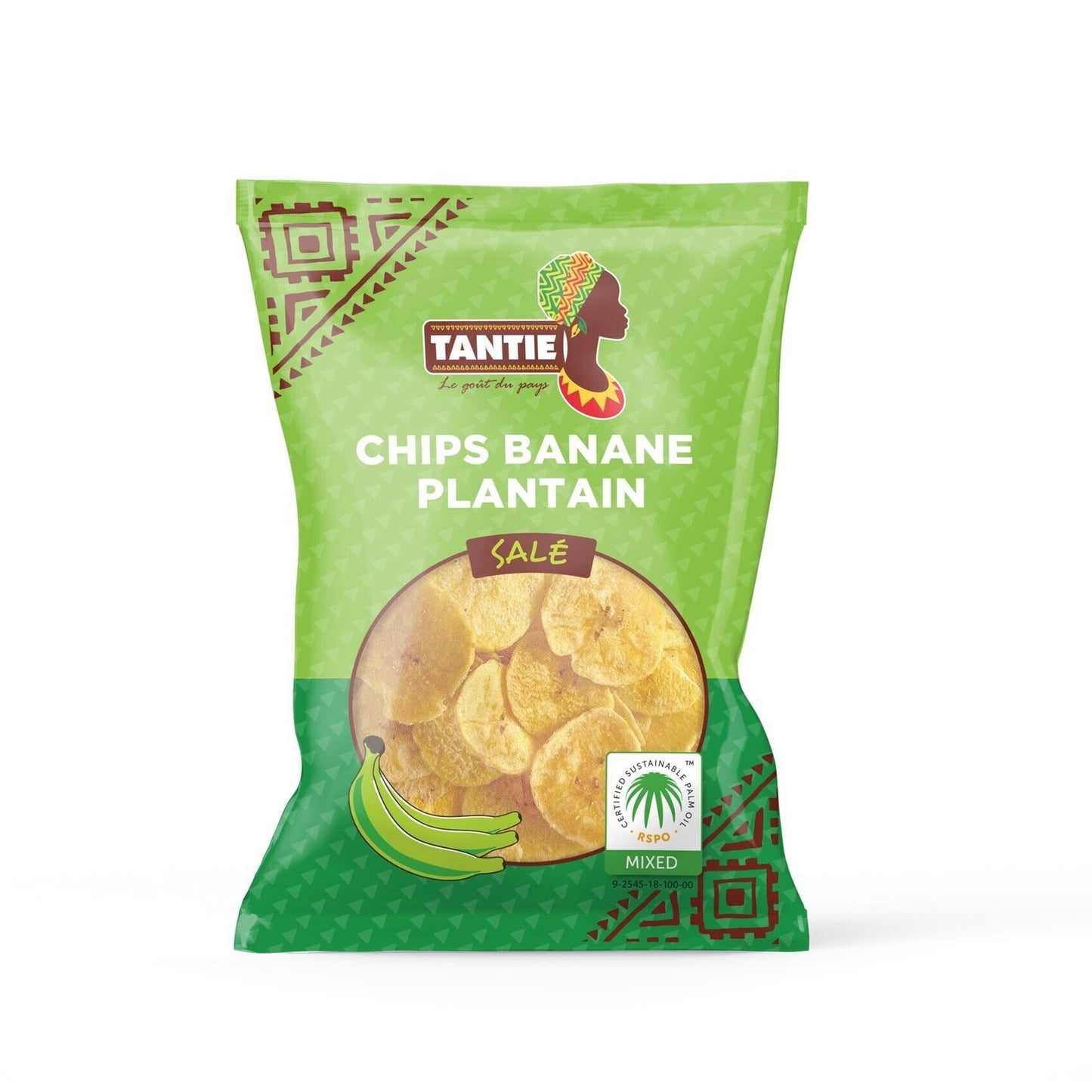 Chips Banane Plantain Salées TANTIE