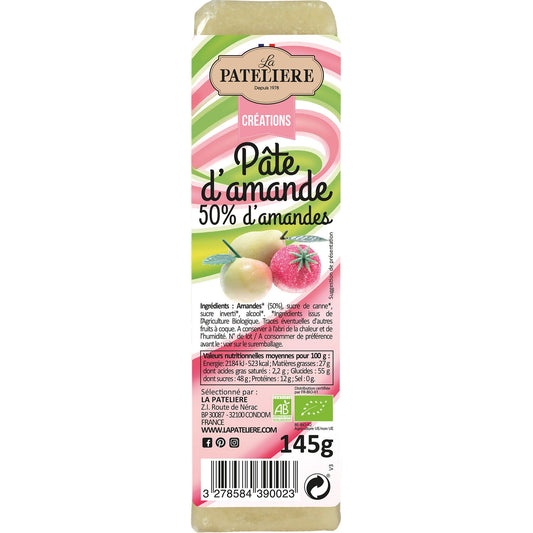 Organic Almond Paste LA PATELIERE