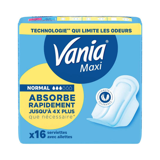 Serviettes Hygiéniques Normal Plus VANIA