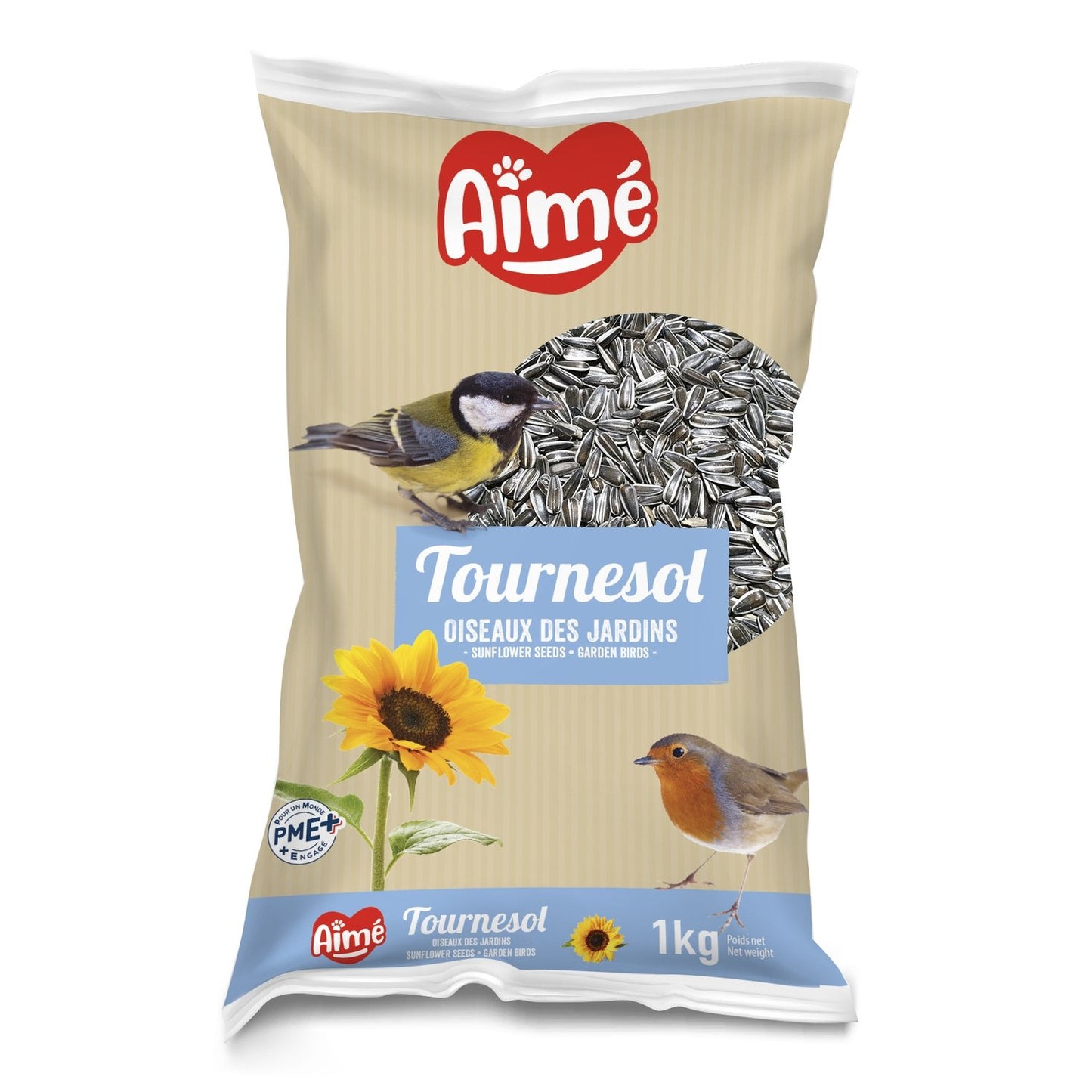 AIME Nature's Sonnenblumenkern-Vogelfutter