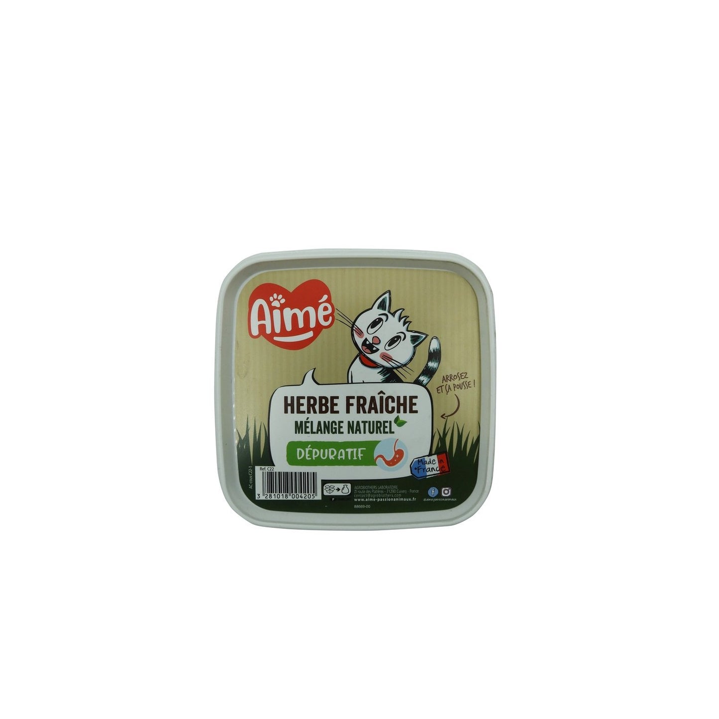 Herbe à Chat Dépurative CATHERBE la boite de 220 g