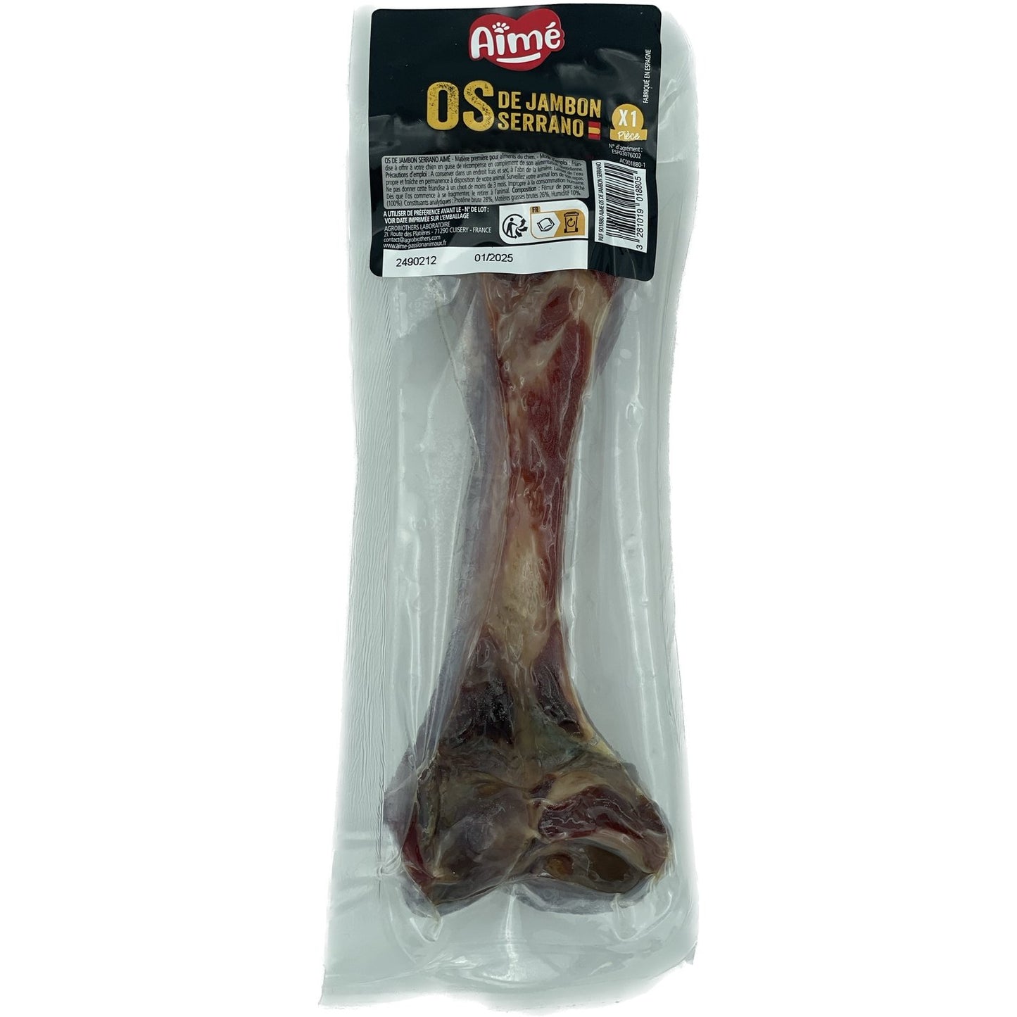 Os à Mâcher pour Chien Moyen +10kg AIME 1 pièce