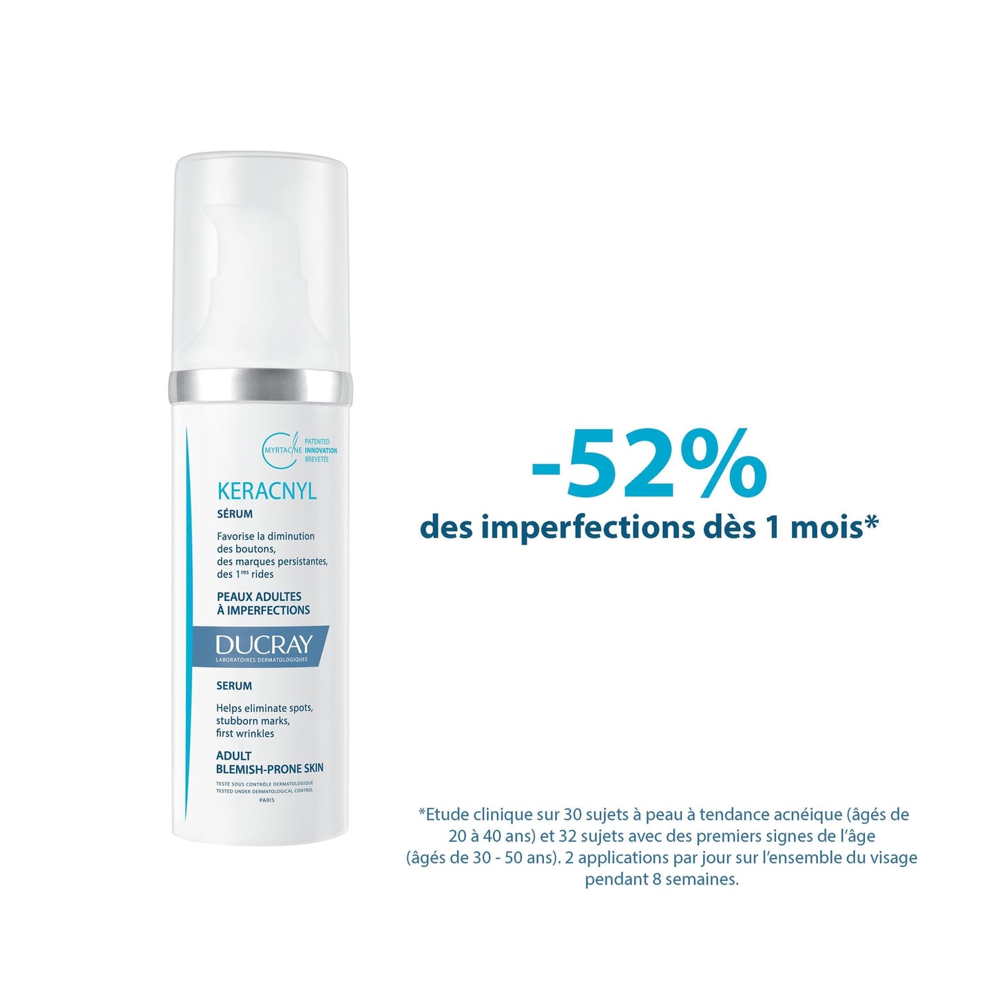 Sérum Anti-Imperfections Anti-Âge Keracnyl Peaux Adultes DUCRAY