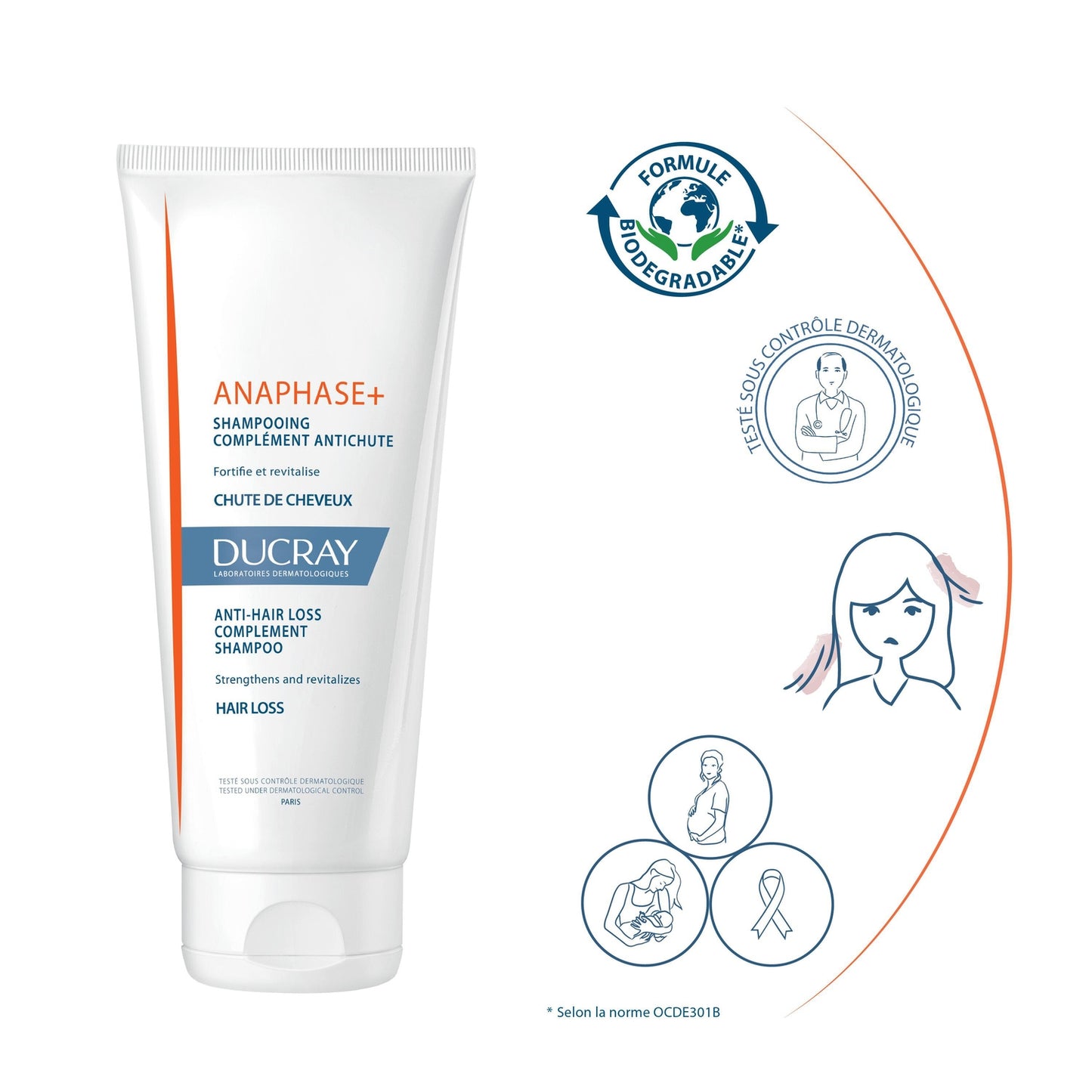 Shampoing Complément Anti-Chute Anaphase Stimulant DUCRAY