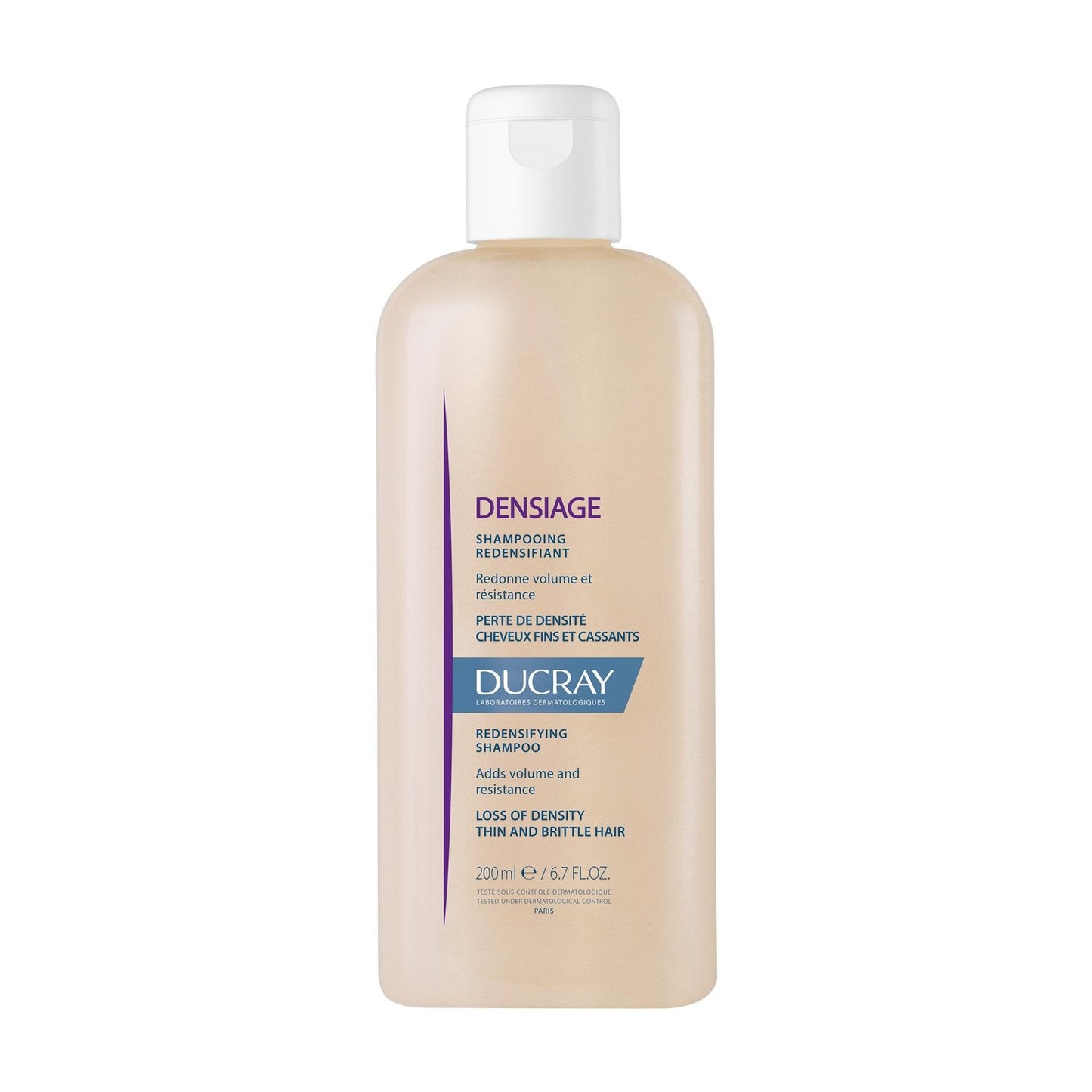 Shampoing Redensifiant Densiage Cheveux Fins et Cassants Anti-Âge DUCRAY le flacon de 200mL