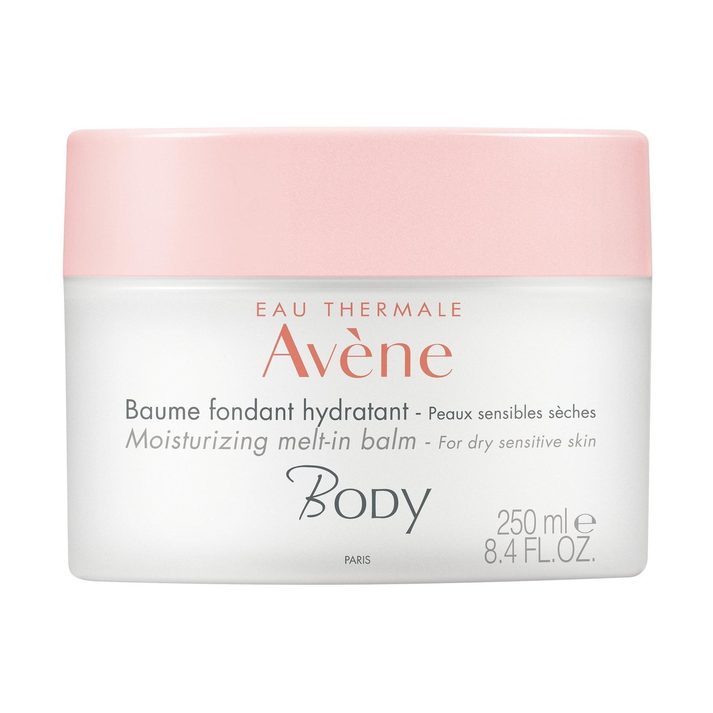 Baume Corps Peau Sensible Sèche Hydratant 24h Fondant EAU THERMALE AVENE le pot de 250mL