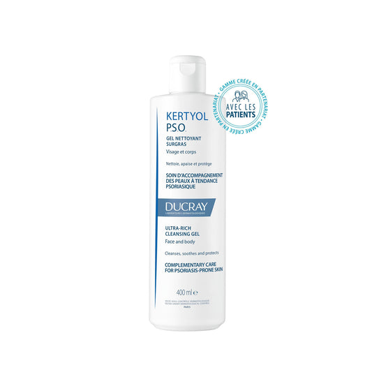 Gel Corps Peaux à Tendance Psoriasique Nettoyant Apaisant Kertyol PSO DUCRAY