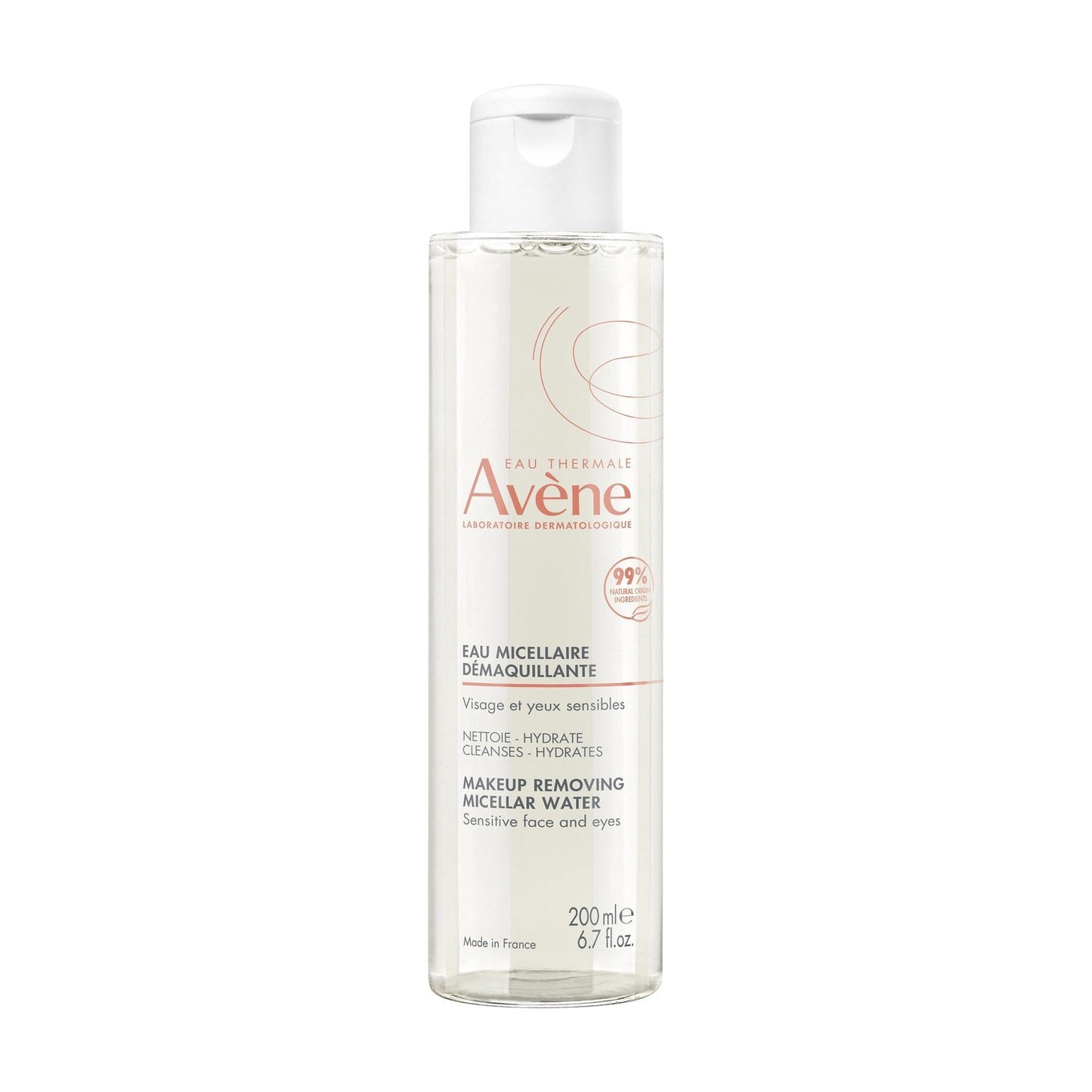 Eau Micellaire Visage Yeux Peau Sensible Démaquillante Nettoie Hydrate EAU THERMALE AVENE le flacon de 200mL