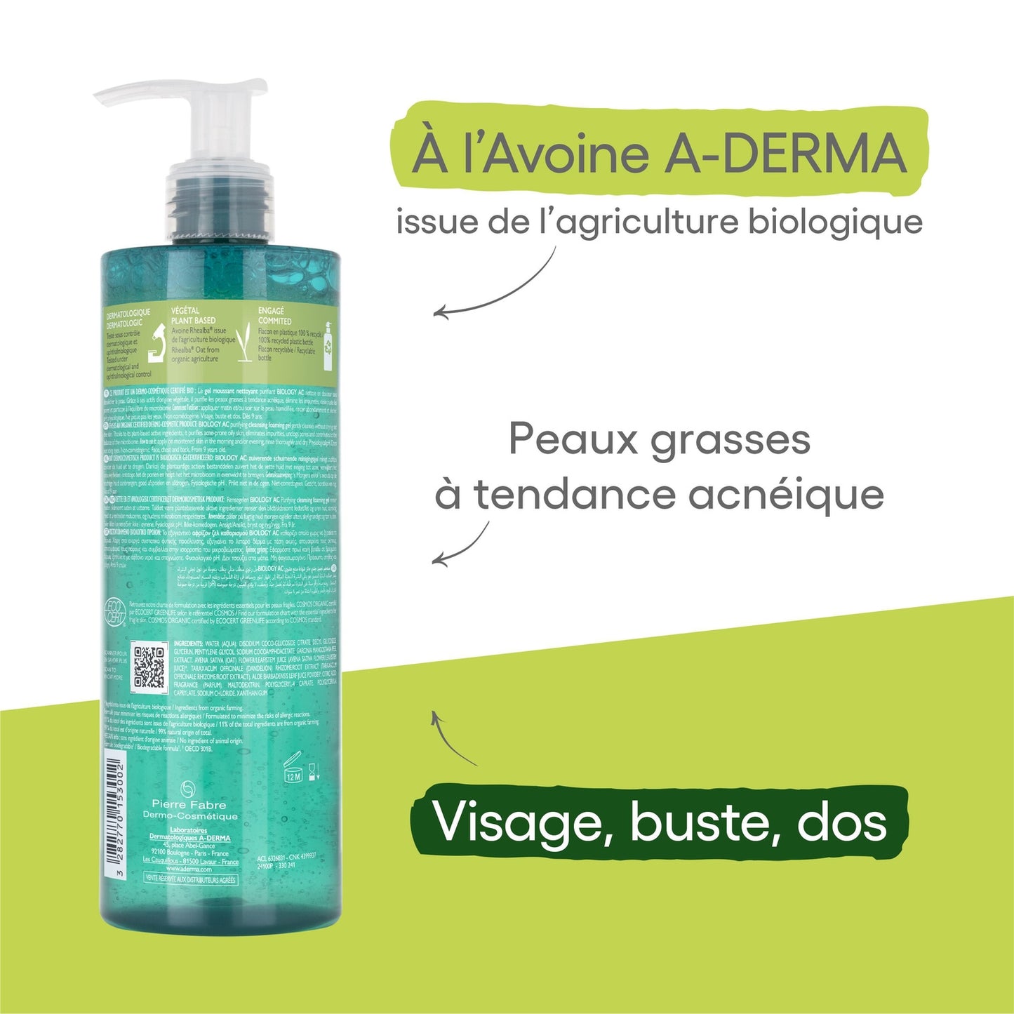 A-DERMA Biology Ac Bio Purifying Reinigungsschaumgel