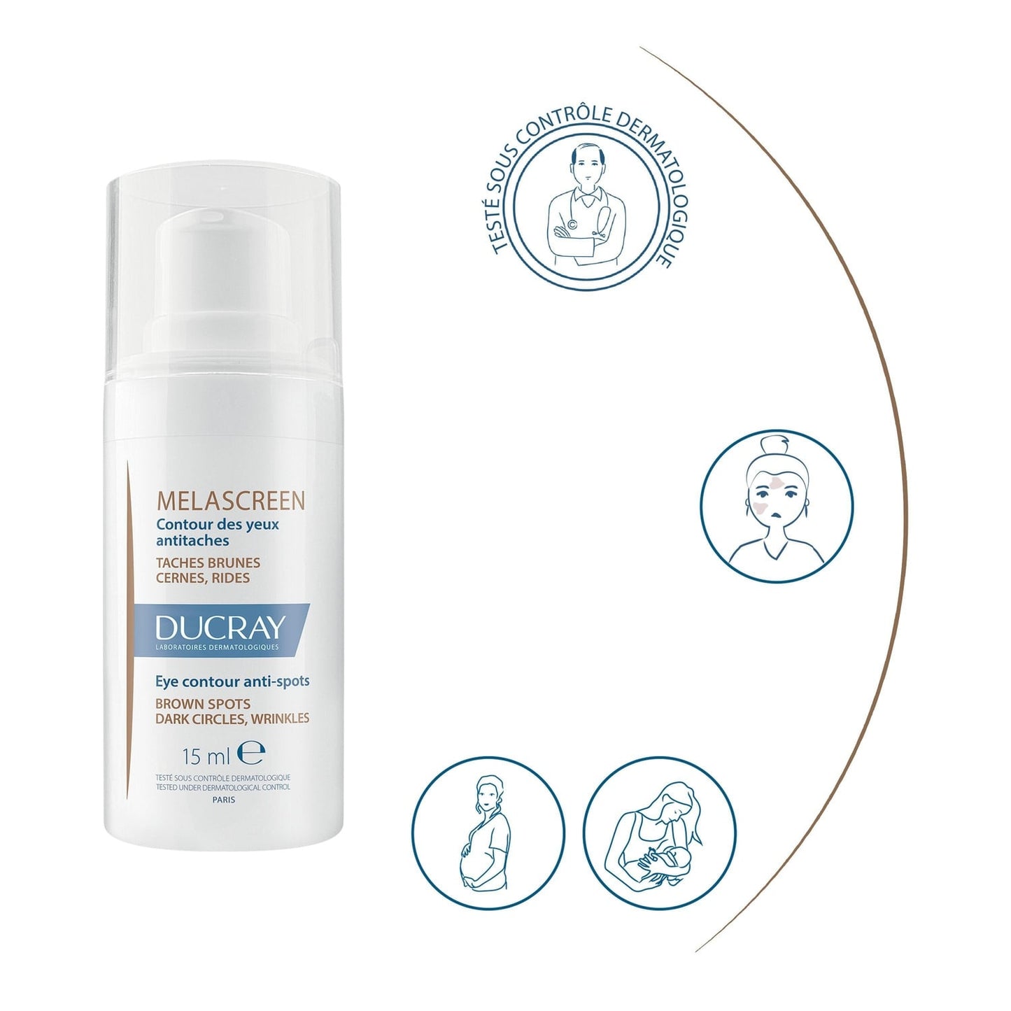 Contour des yeux Anti-tâches Cernes Rides Melascreen DUCRAY