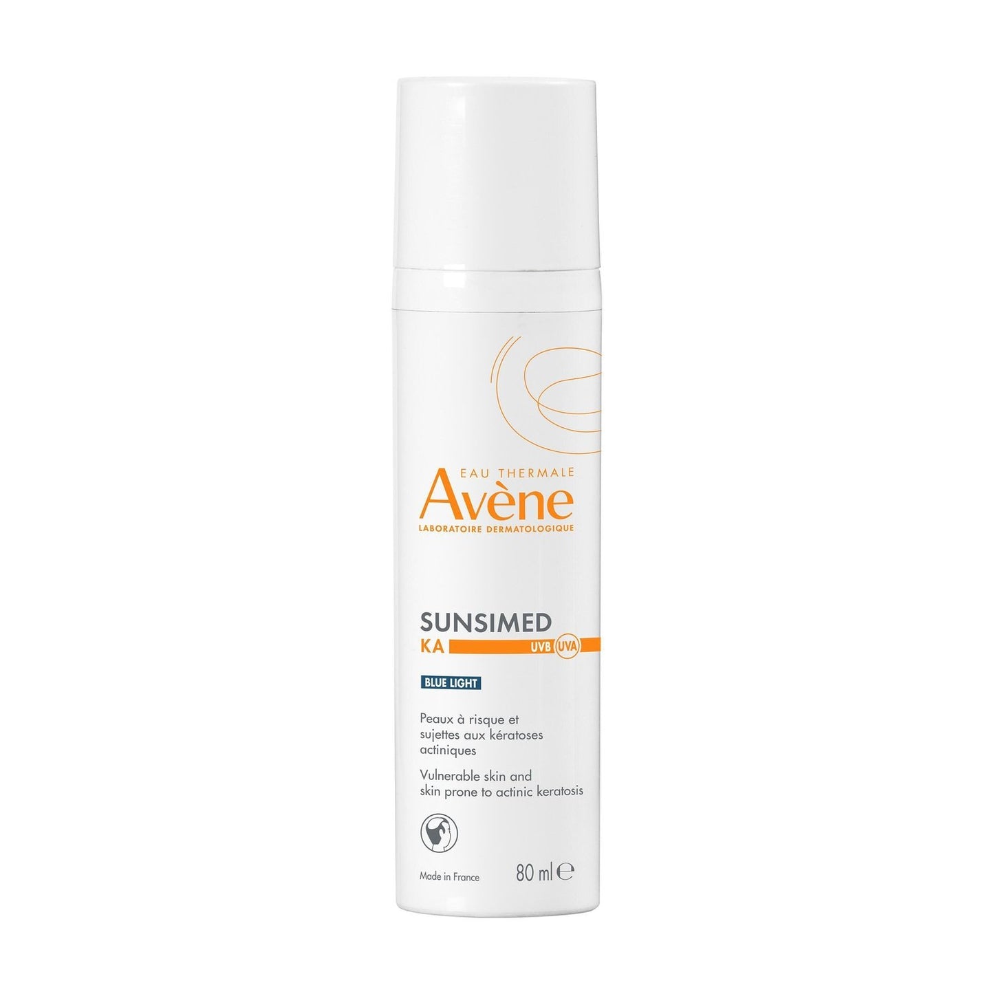 Crème Solaire Visage Peau Sensible à Risque Spf 50+ Prévient des Lésions Cutanées EAU THERMALE AVENE le flacon de 80mL