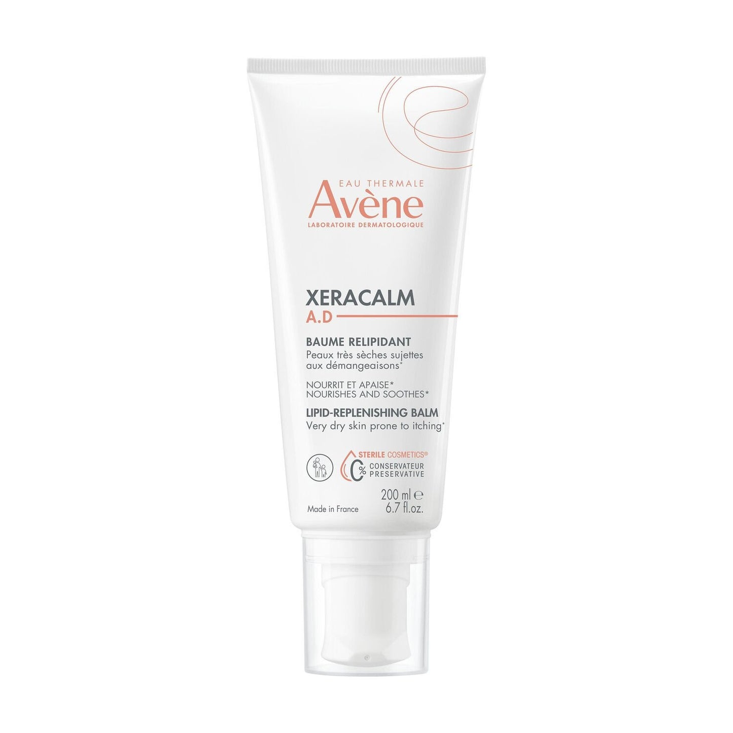 Baume Relipidant Peau Atopique Anti-Irritations Xeracalm A. D EAU THERMALE AVENE le tube de 200 ml