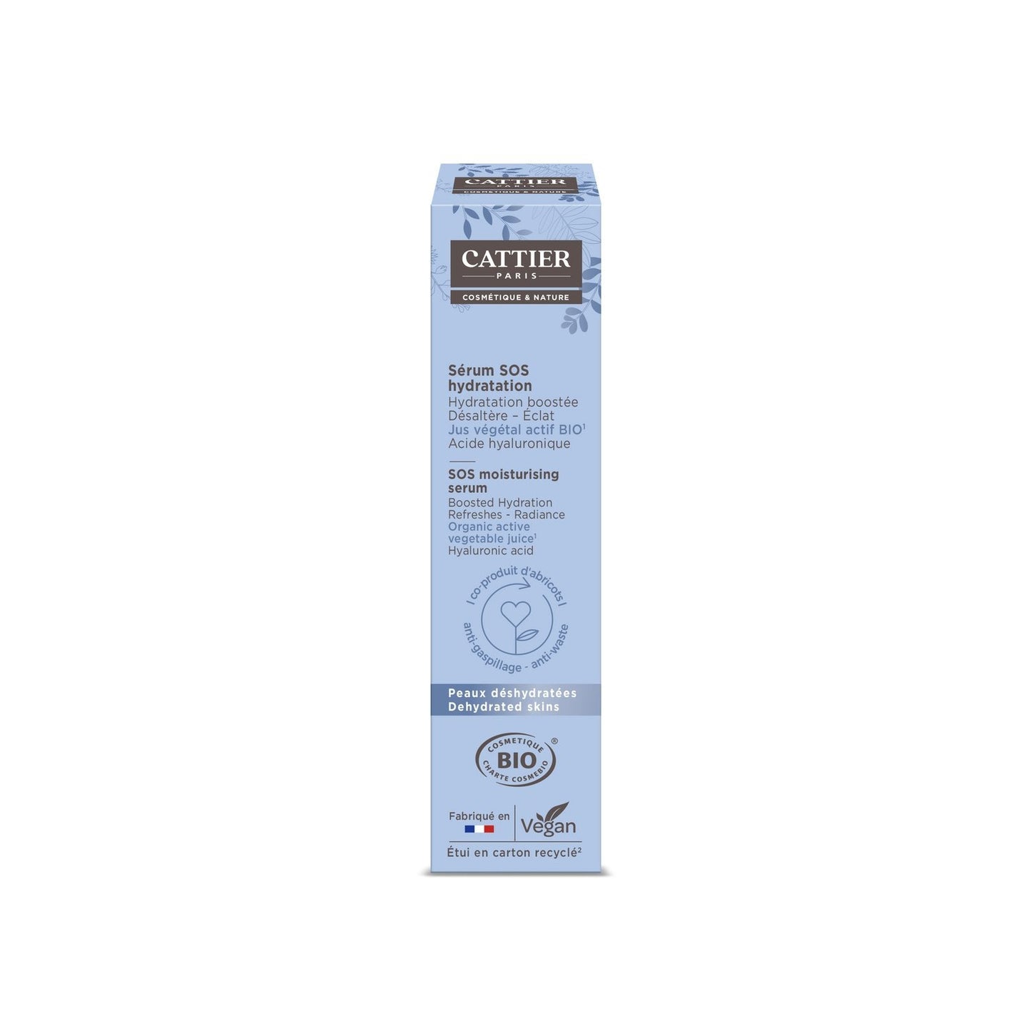 Sérum Visage Hydratant Désaltérant et Eclat Bio CATTIER