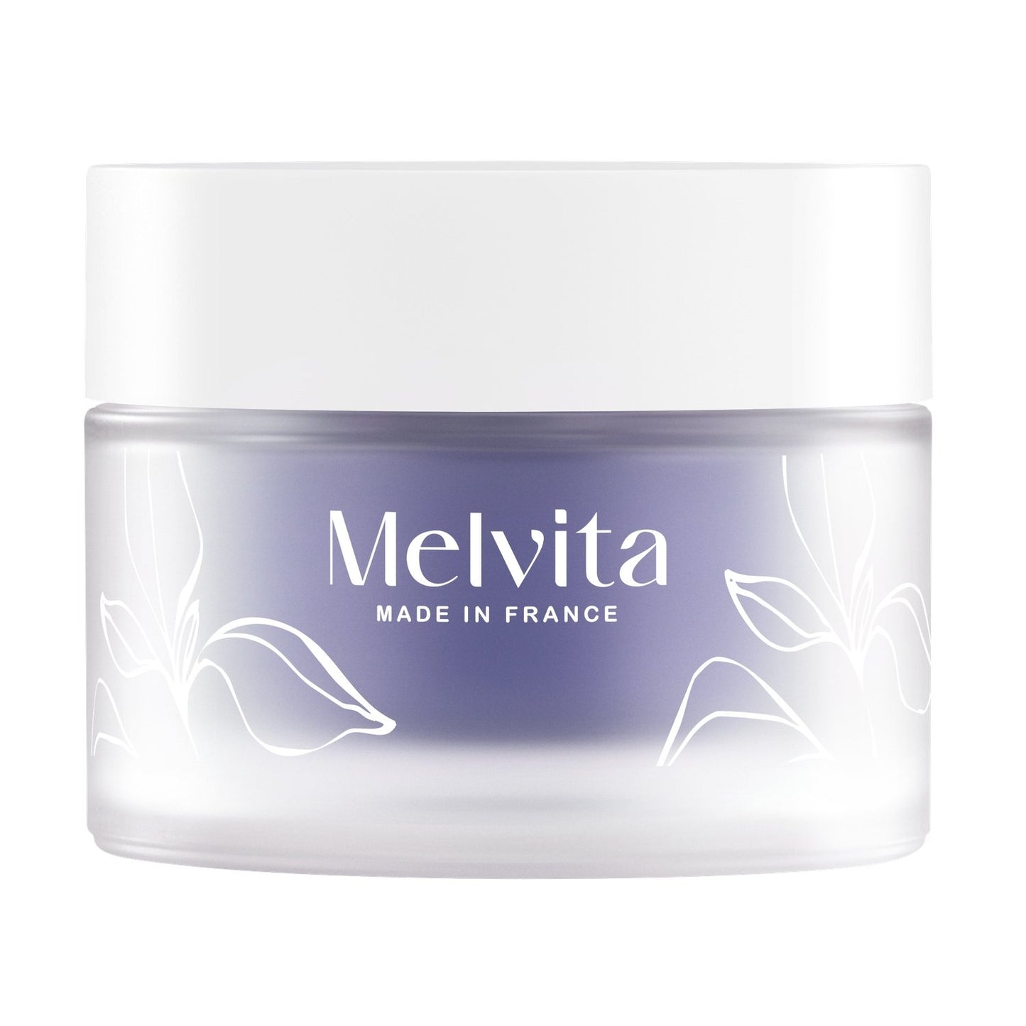 Crème Crème Visage Femme Lissante Rides et Fermeté Velours Suprême Bio MELVITA le pot de 50mL
