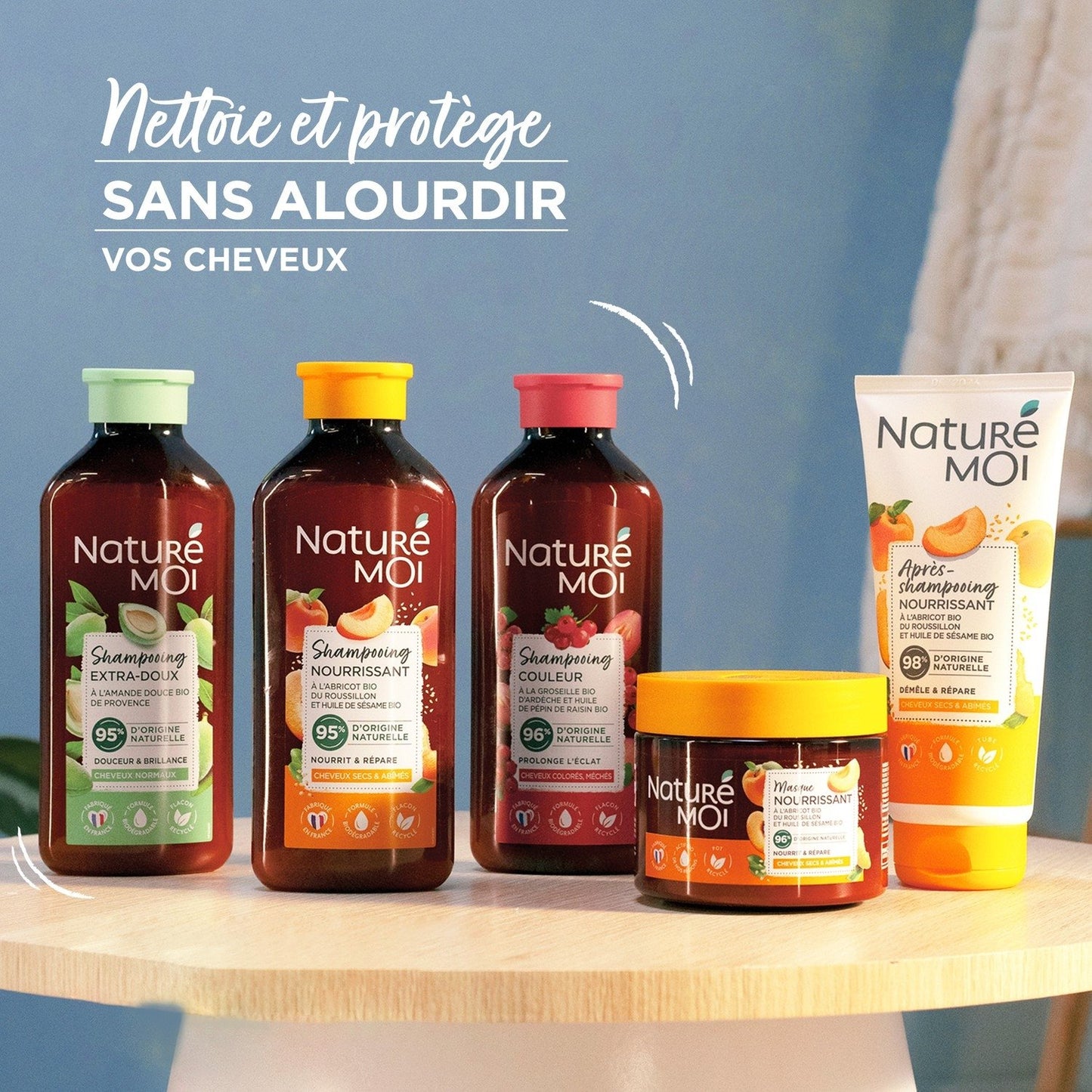 NATURÉ MOI Extra-Gentle Sweet Almond Shampoo for All Hair Types