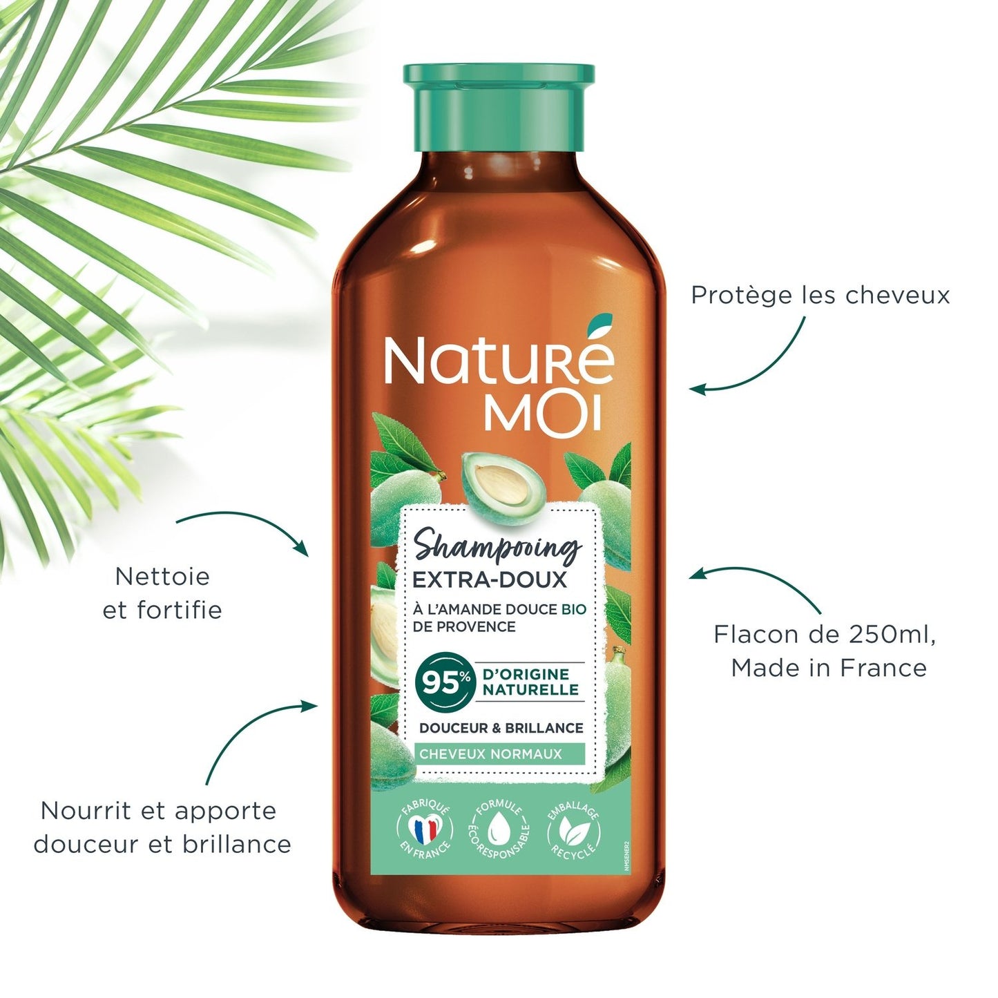 NATURÉ MOI Extra-Gentle Sweet Almond Shampoo for All Hair Types