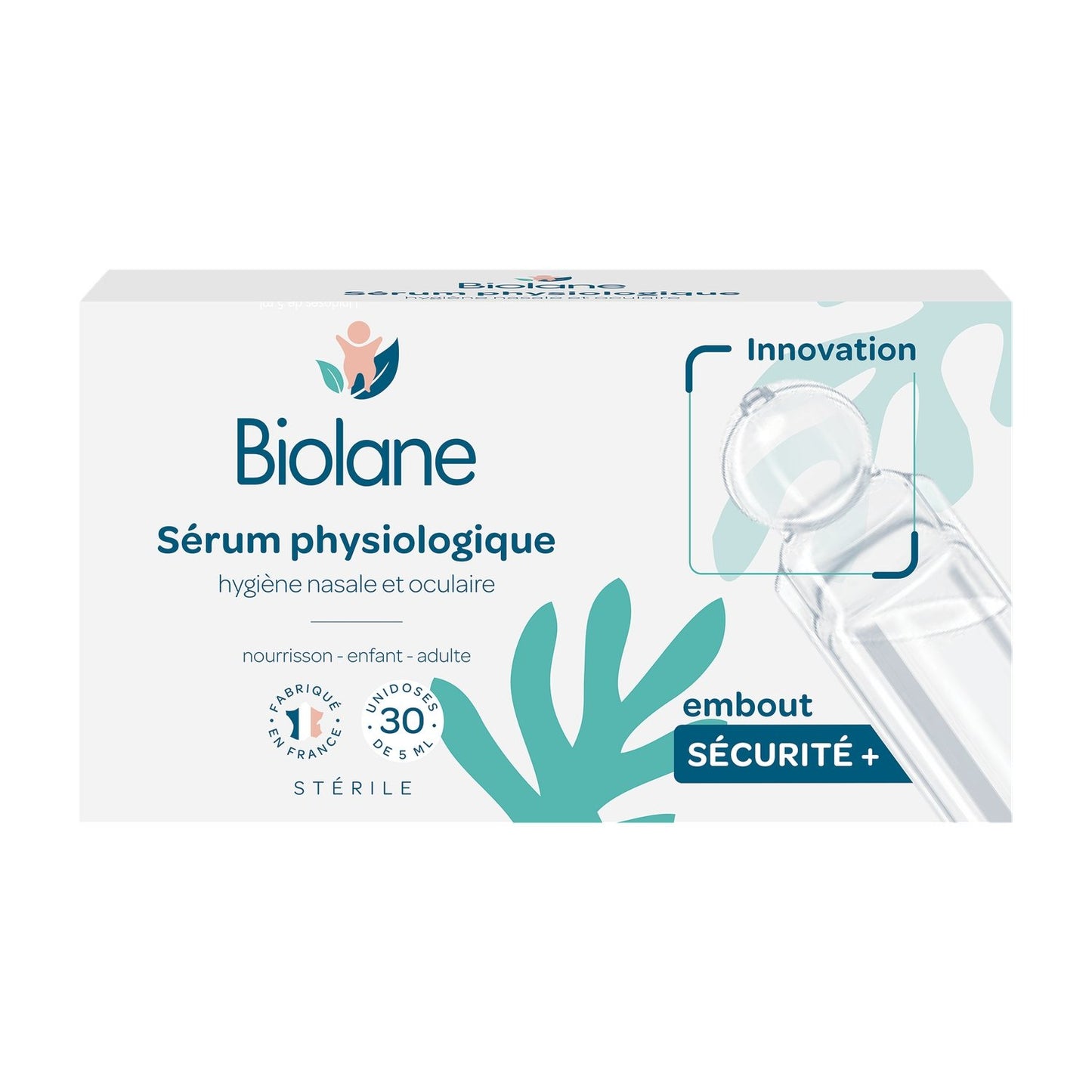Baby Physiological Serum Nasal and Eye Hygiene Safety Tip+ BIOLANE