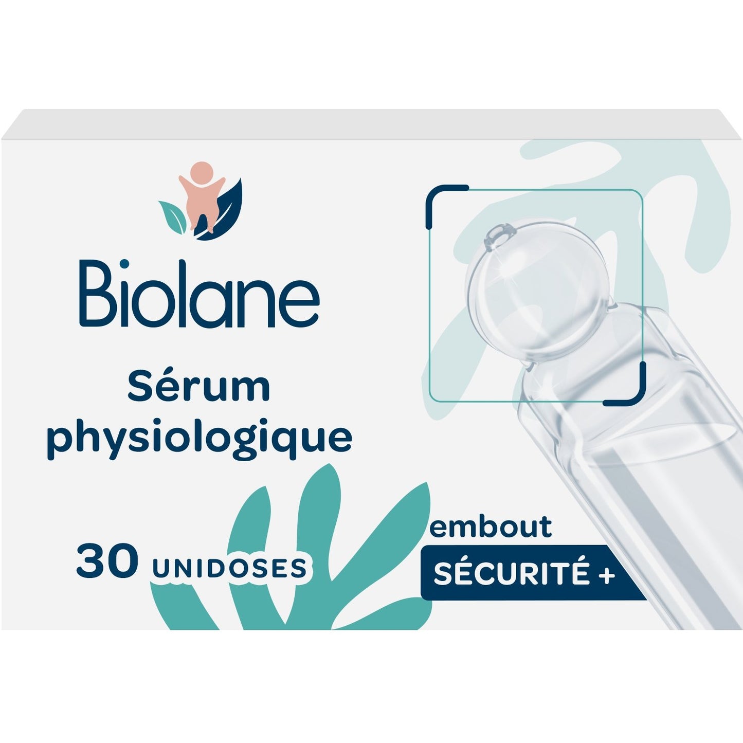 Sérum Physiologique Bébé Hygiène Nasale et Oculaire Embout Sécurité+ BIOLANE les 30 unidoses de 5mL