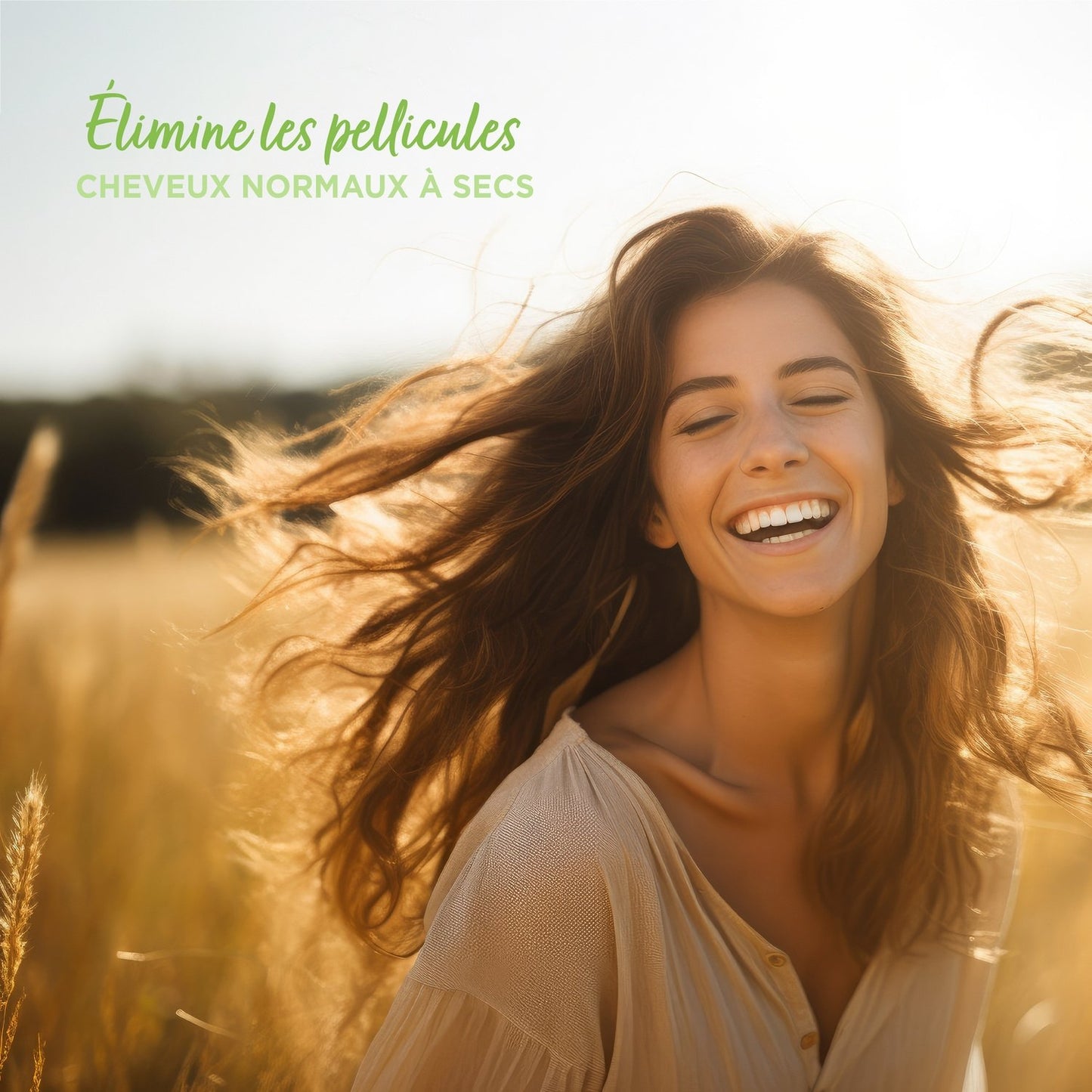 Anti-Dandruff Shampoo for Normal Hair with Limousin Garden Tea and Organic Cucumber Water NATURE MOI