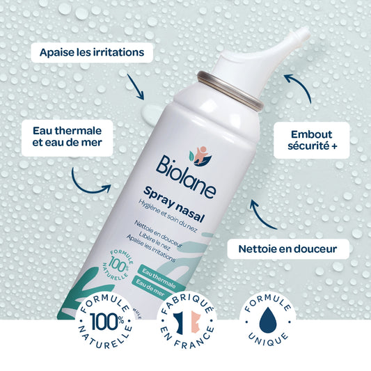 Spray Nasal Bébé A l'Eau Thermale et Eau de Mer BIOLANE