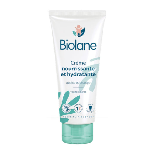 Crème Bébé Nourrissante Hydratante Visage et Corps BIOLANE