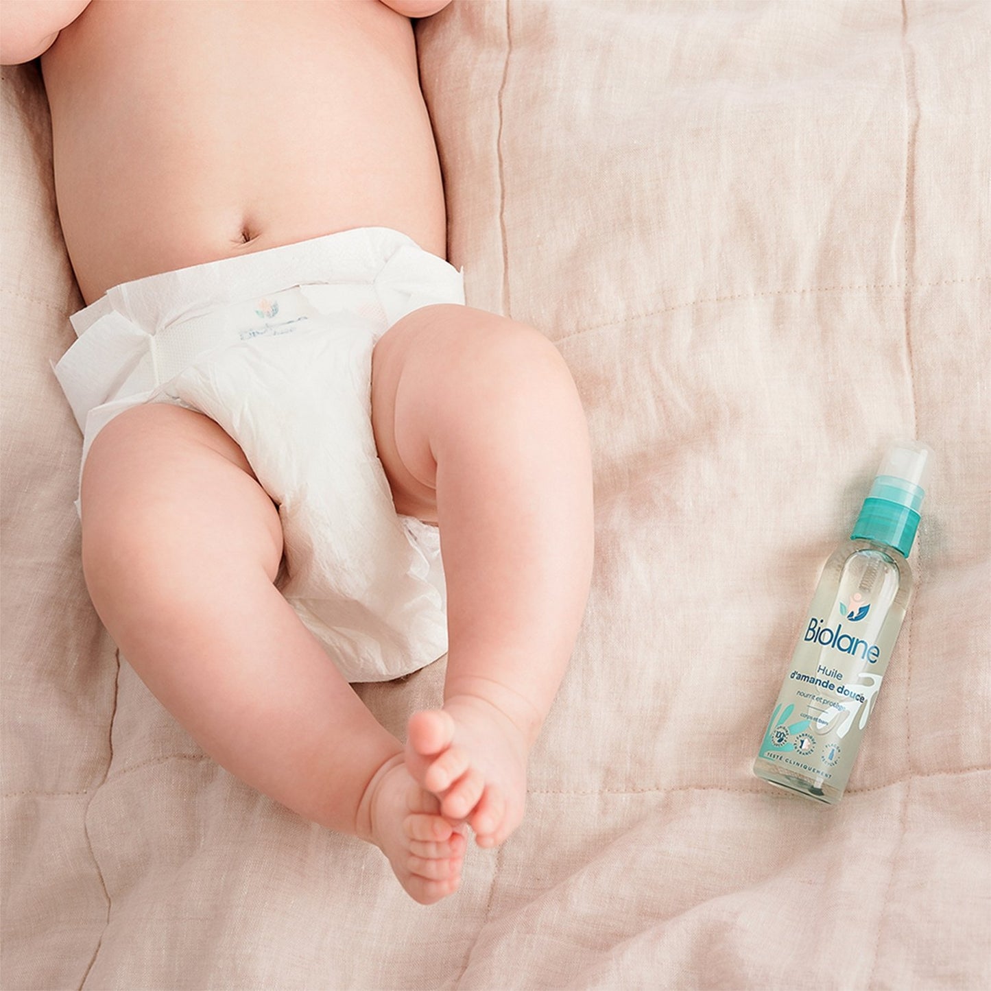 Huile pour Bébé Corps et Bain A l'Amande Douce BIOLANE
