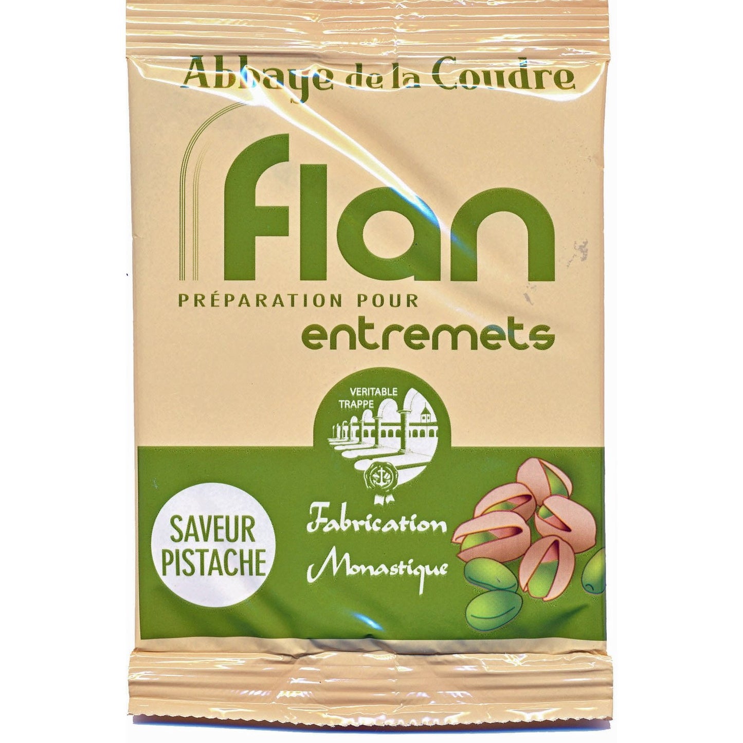 Pistachio Flan Cake Preparation ABBAYE DE LA COUDRE
