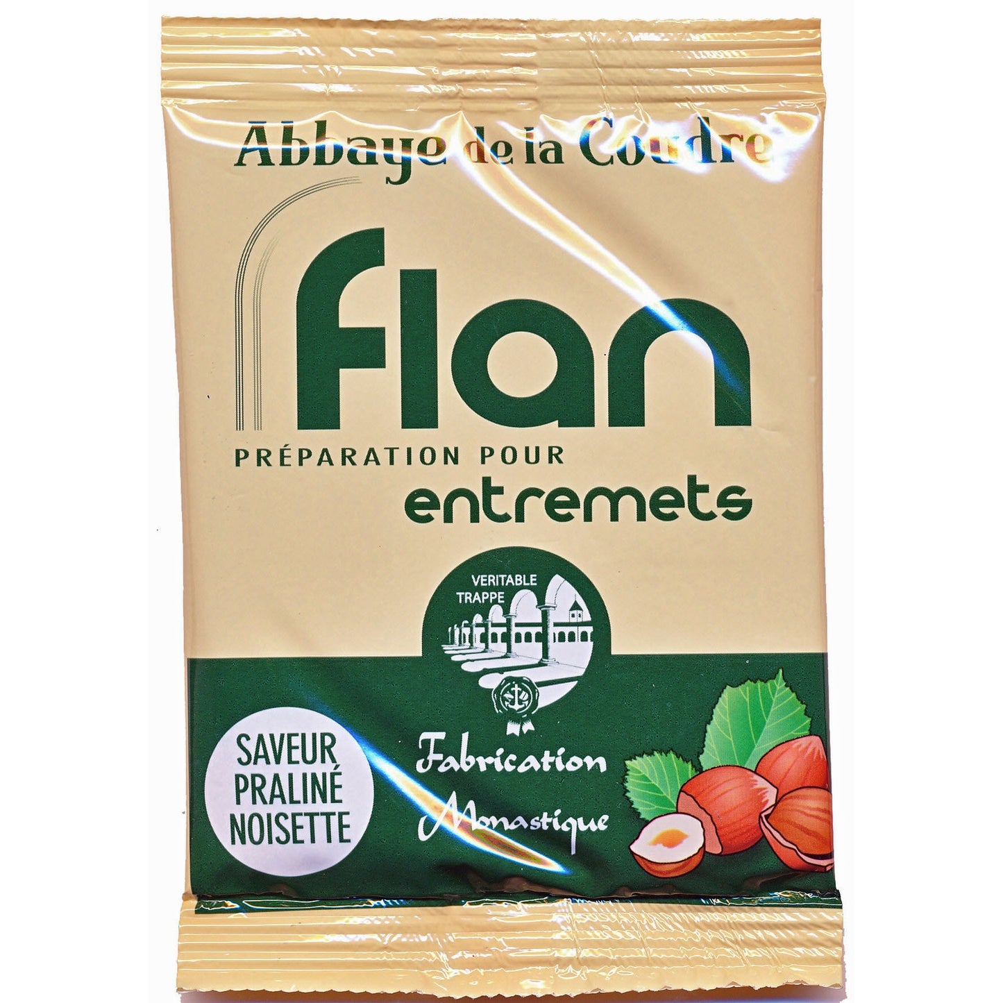 Preparation of Hazelnut Praline Flan Cake ABBAYE DE LA COUDRE