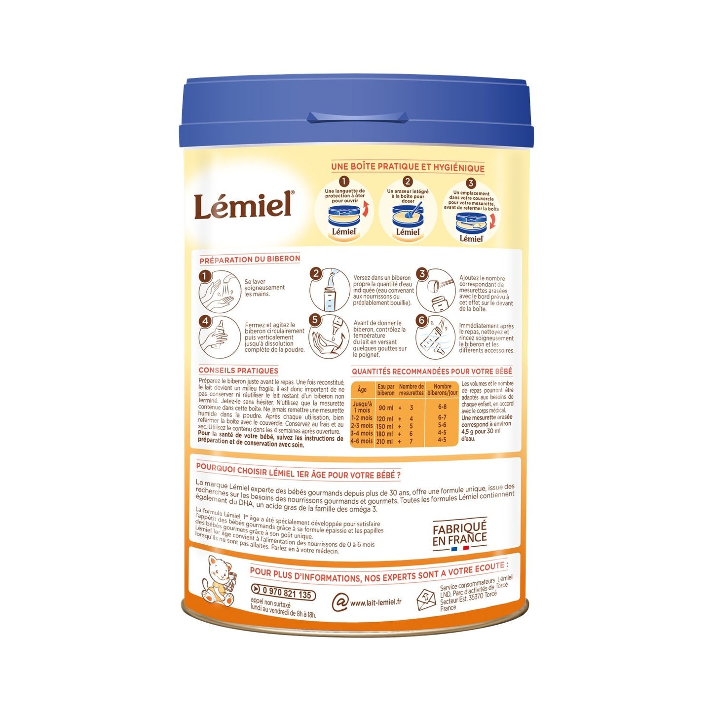LEMIEL 1st Age Powdered Baby Milk