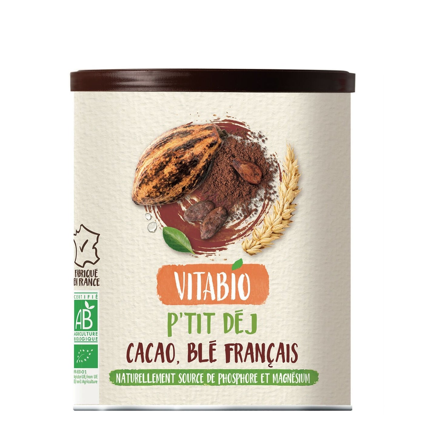 VITABIO Organic Cocoa Breakfast Powder Preparation