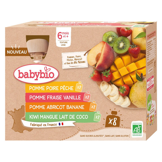 Gourde Multi Fruits Bio BABYBIO