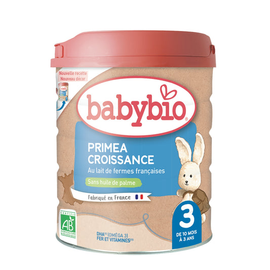 Lait Bébé en Poudre 3ème Âge Dès 12 Mois Bio Primea Croissance BABYBIO