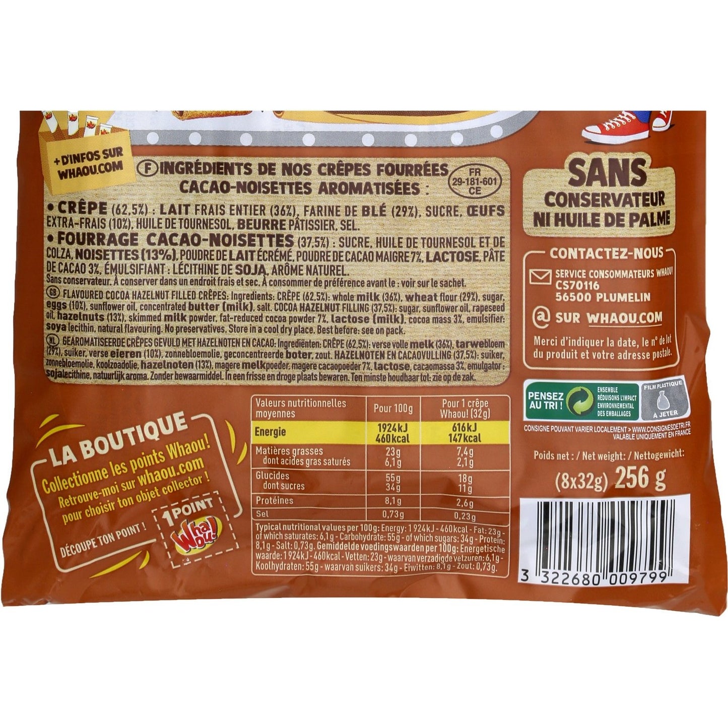 Crêpes mit Schoko-Haselnuss-Geschmack, WOW!