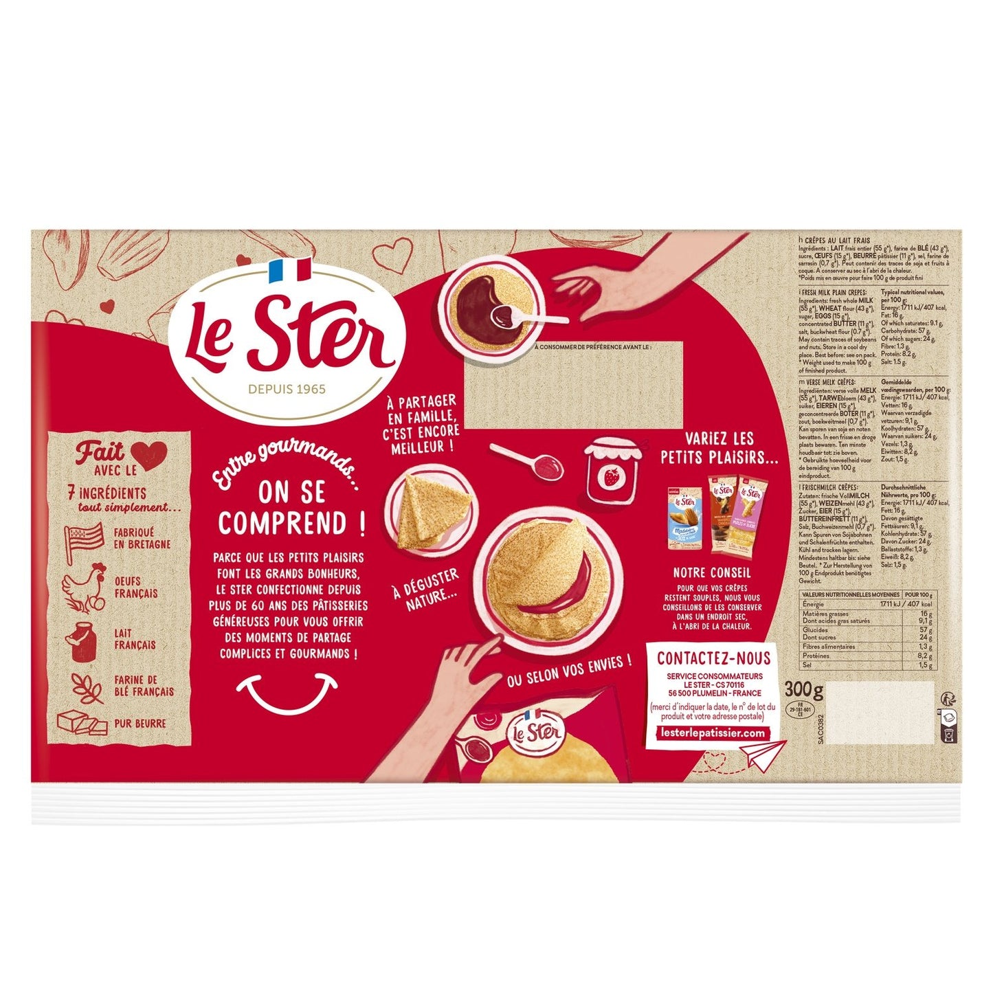 Landerneau-Pfannkuchen LE STER