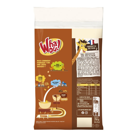 Mit Karamell und Schokolade gefüllte Crêpes, WOW!