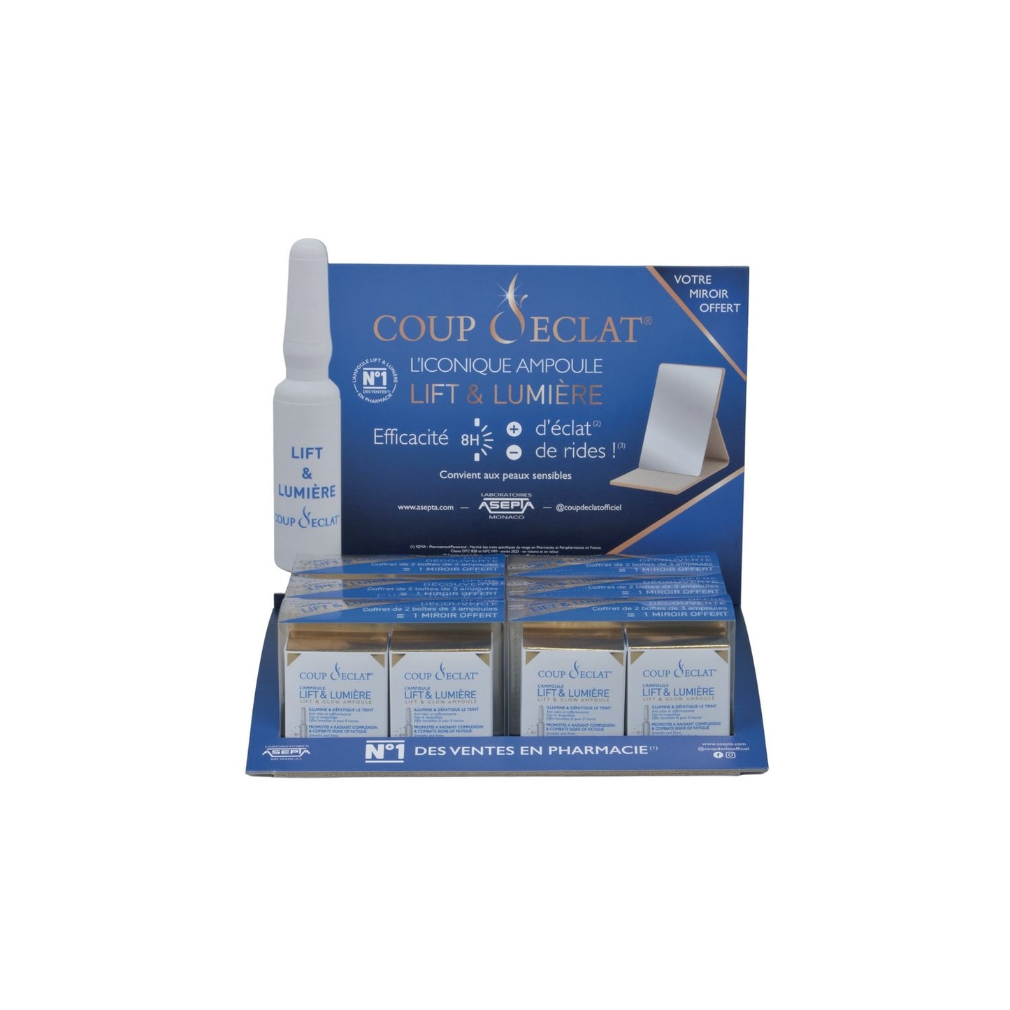 Facial Treatment + Anti-Wrinkle Firming Radiance Roller COUP D ECLAT