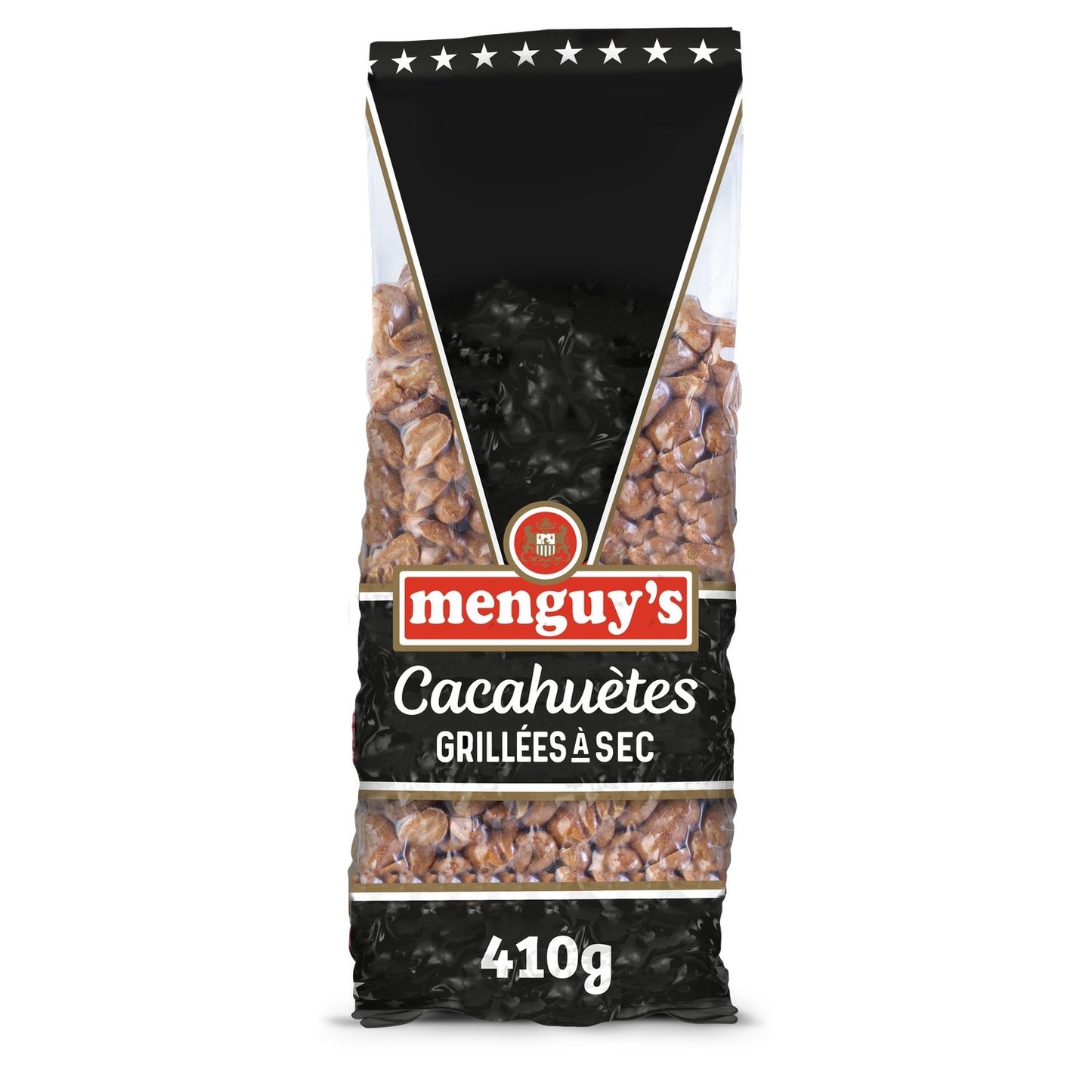Cacahuètes Grillées à Sec MENGUY'S le sachet de 410 g