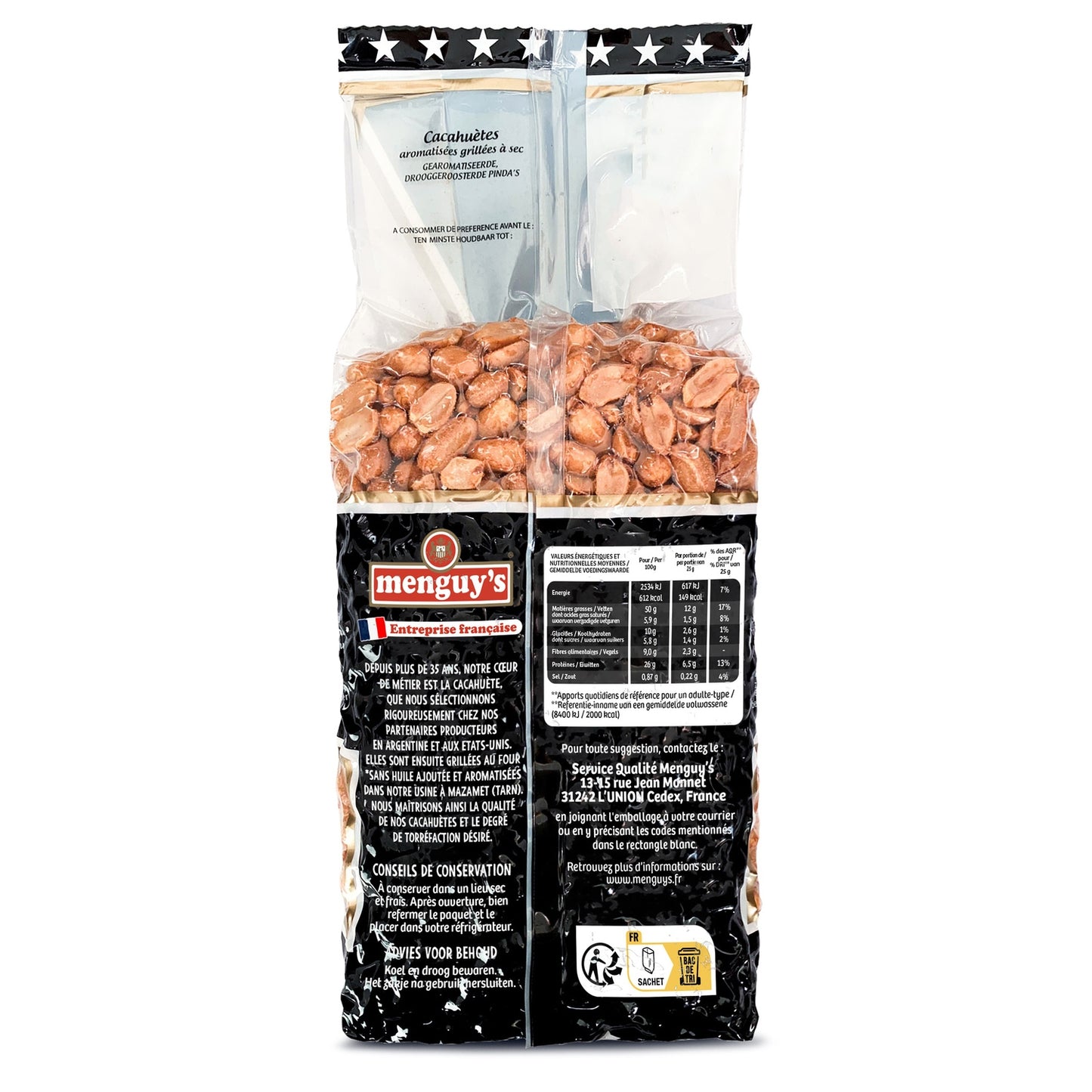Cacahuète Grillées à Sec MENGUY'S