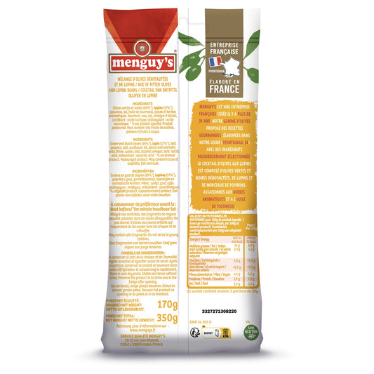 MENGUY'S Pitted Green Olives with Lupins