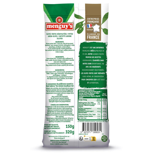 MENGUY'S Pitted Green Olives