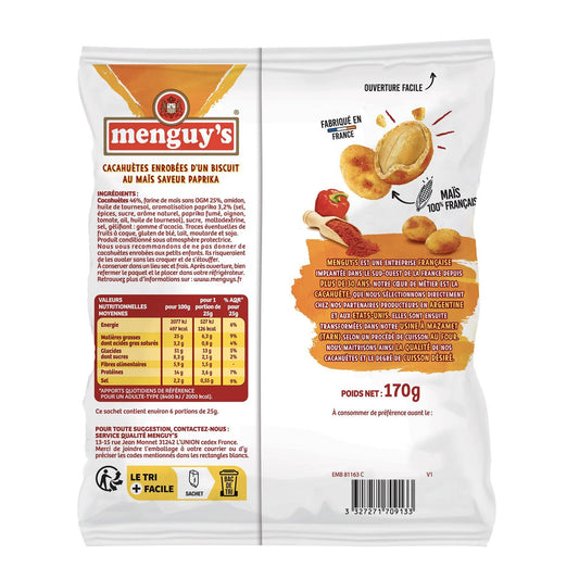 Mit Paprika überzogene Erdnüsse von MENGUY'S