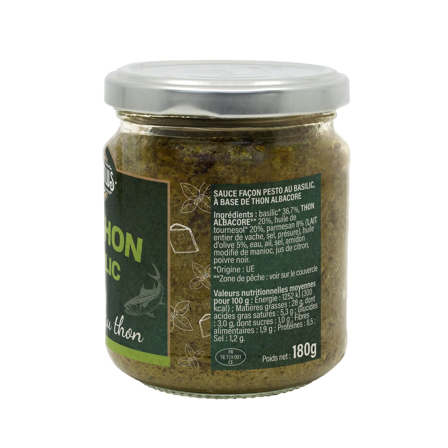 NAUTILUS Thunfisch-Basilikum-Pesto-Sauce