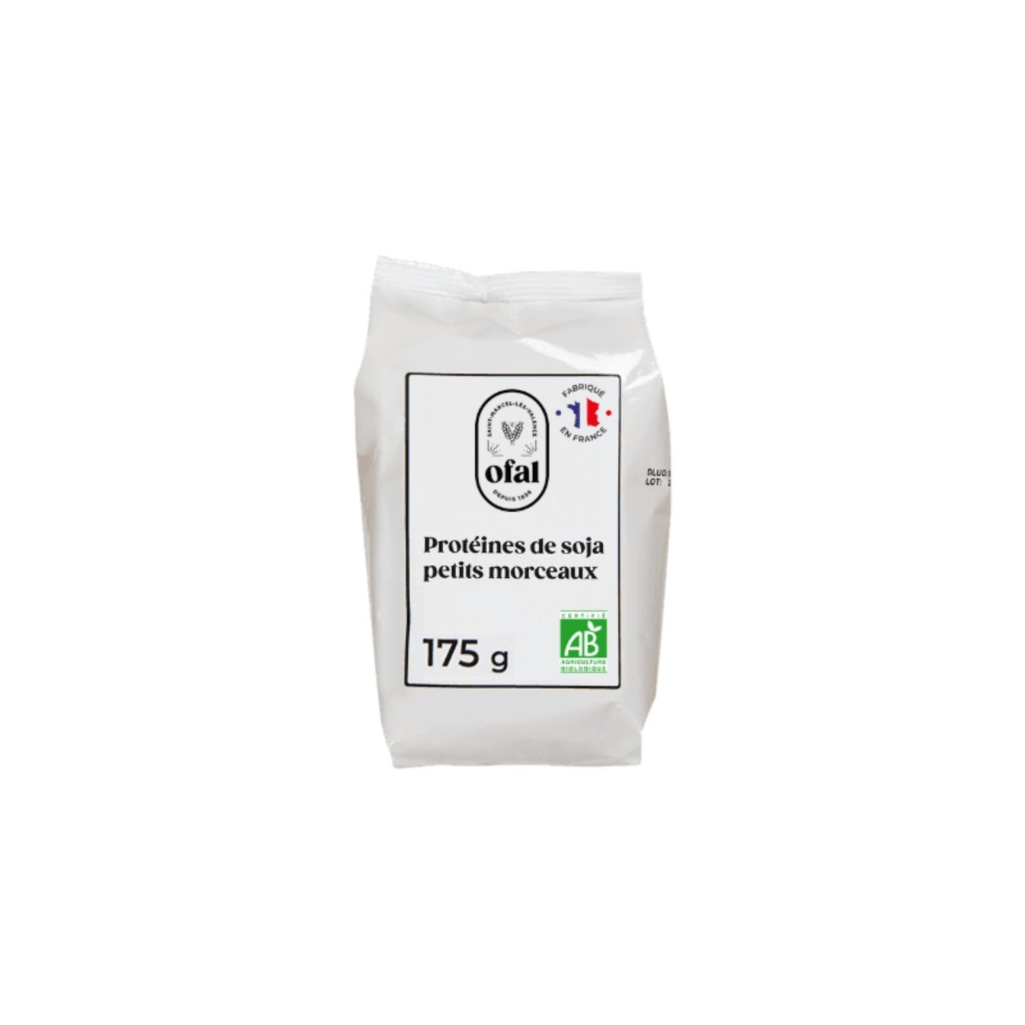 Protéines de Soja Petits Morceaux Bio OFAL le sachet de 175g