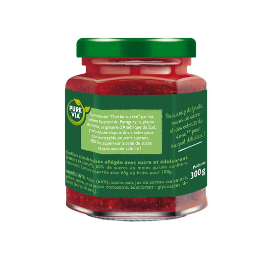 PURE VIA Erdbeermarmelade