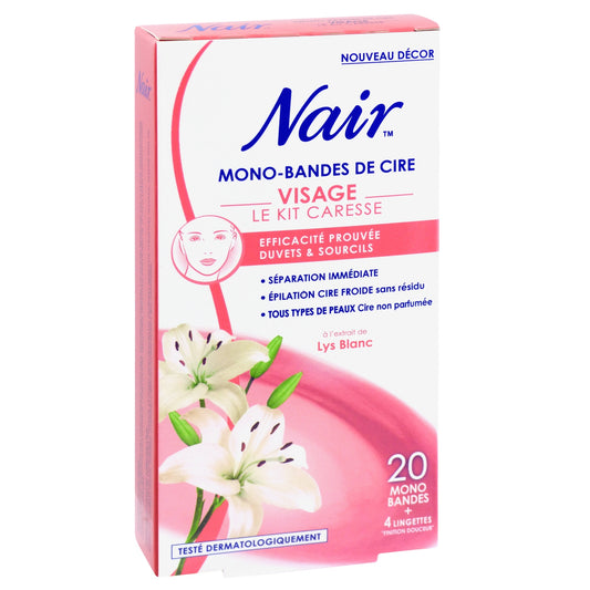 Mono-Bandes de Cire Froide/visage NAIR