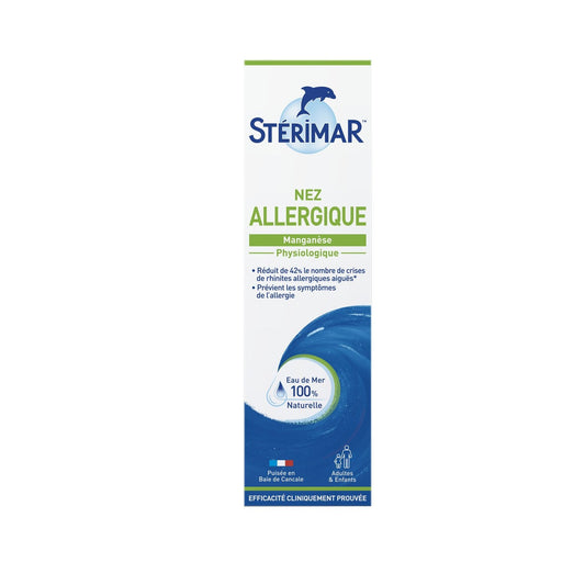 Spray Nez Allergique Adulte et Enfant Lave et Elimine les Allergènes STERIMAR