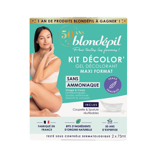 Gel Décolorant Sans Ammoniaque  Visage & Corps BLONDEPIL