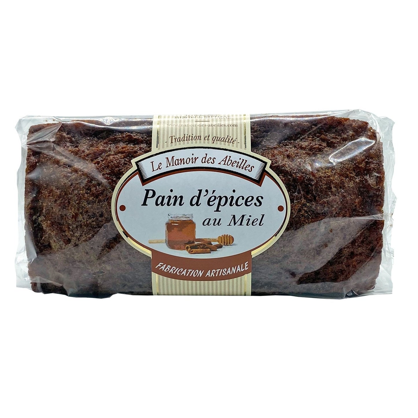 Pain d'Épices Moelleux LE MANOIR DES ABEILLES le pain d'épices de 250 g