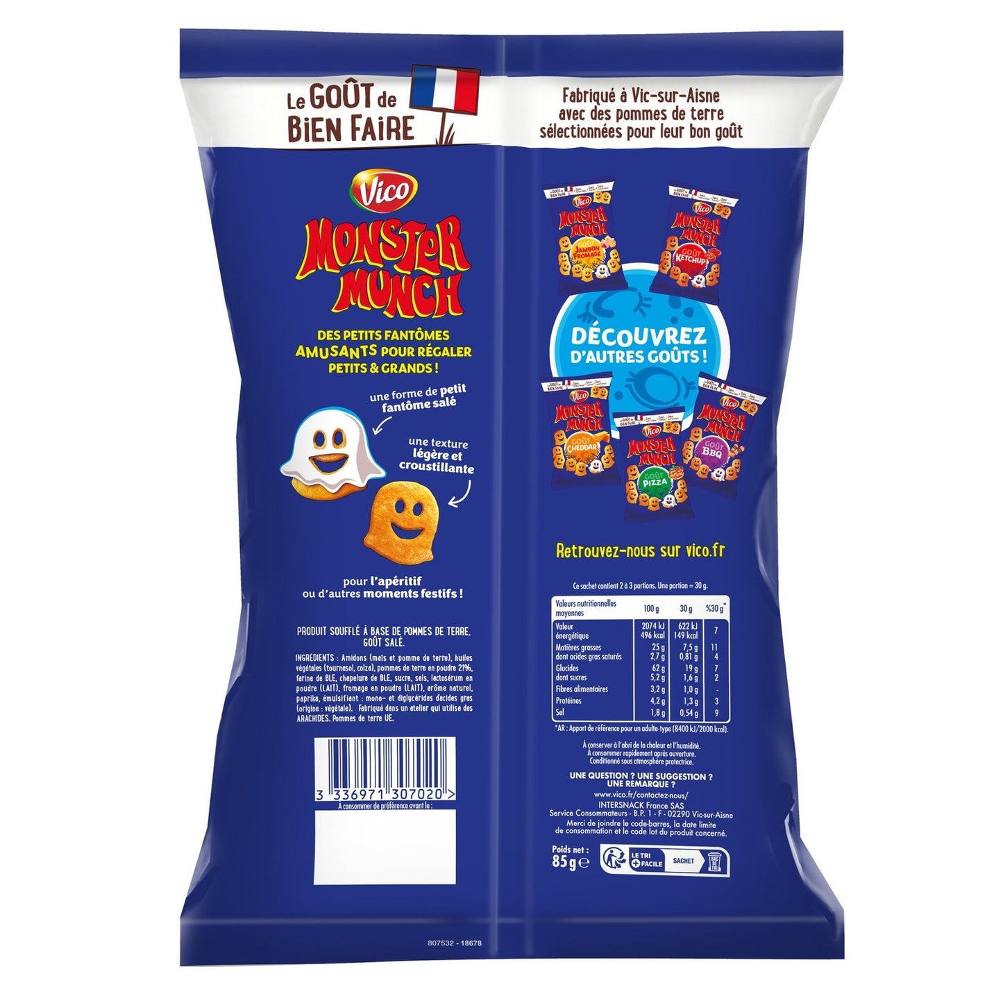 Biscuits Apéritifs Original MONSTER MUNCH