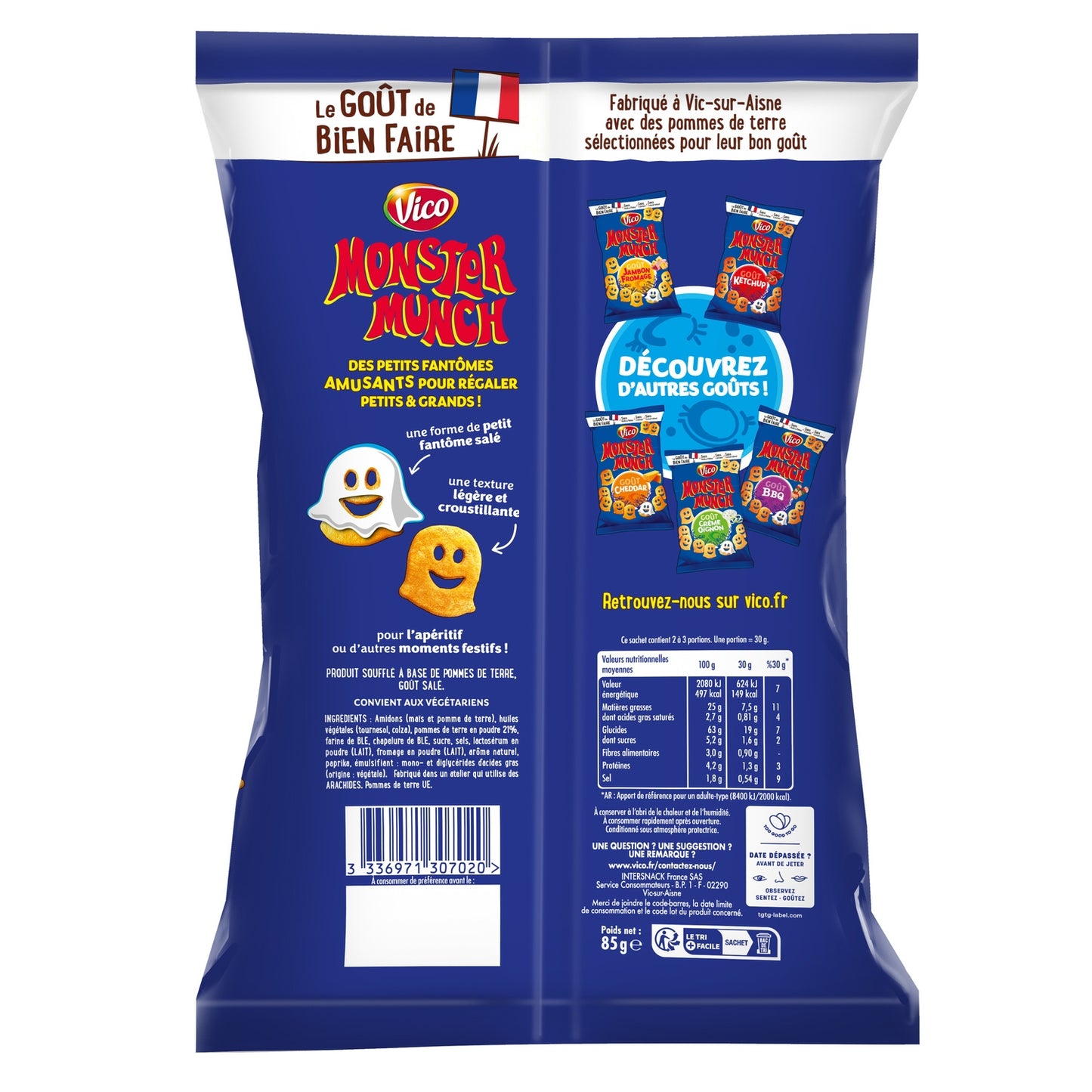 Biscuits apéritifs Original MONSTER MUNCH